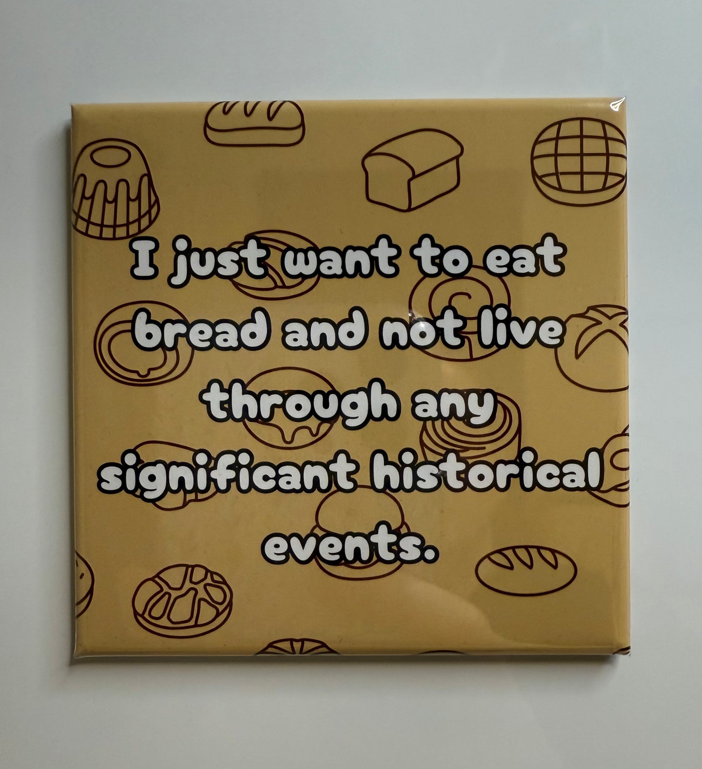 3x3 Funny Magnets - Bread
