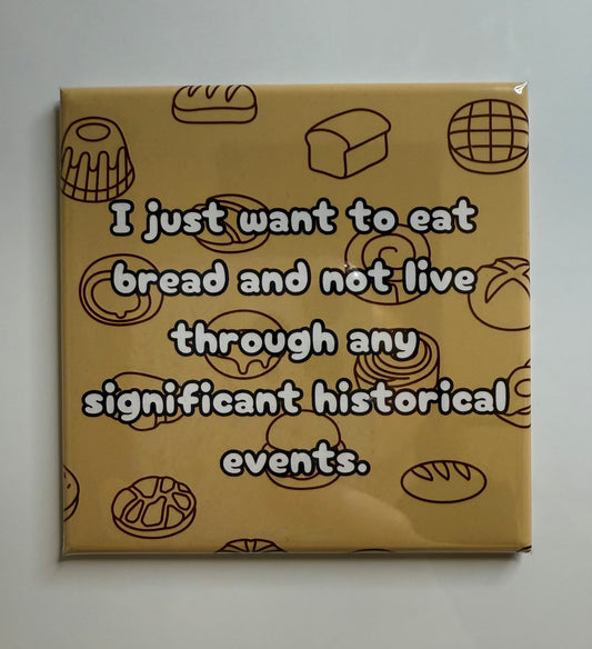 3x3 Funny Magnets - Bread